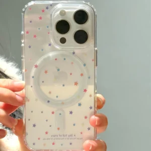 Transparent magnet case for iPhone